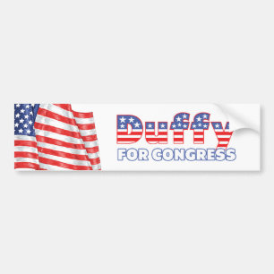 Adesivo Para Carro Duffy para a bandeira americana patriótica do