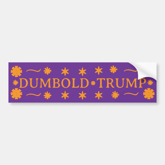 ADESIVO PARA CARRO DUMBOLD TRUMP -  (Frente)