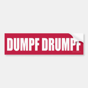 Adesivo Para Carro DUMPF DRUMPF (branco no vermelho)