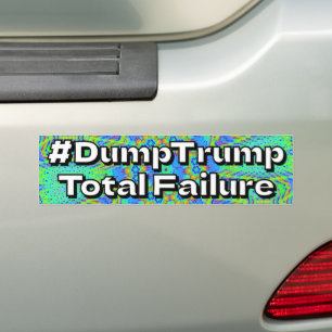 Adesivo Para Carro #DumpTrump Fracasso Total