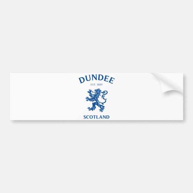 Adesivo Para Carro DUNDEE Scotland (Frente)