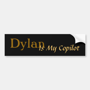 Adesivo Para Carro Dylan é meu copiloto