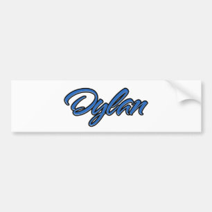 Adesivo Para Carro Dylan Name blue Aufkleber Sticker Autoaufkleber