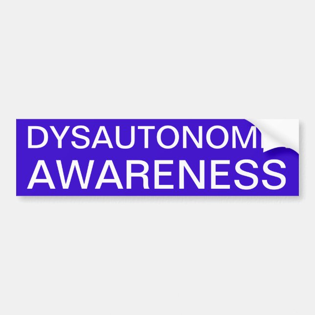 Adesivo Para Carro Dysautonomia (Frente)