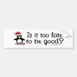 Adesivo Para Carro É demasiado atrasado para ser bom? Pinguim do