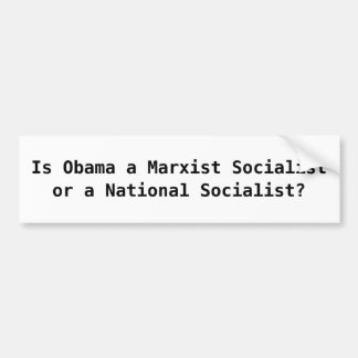 Adesivo Para Carro É Obama um Socialistor marxista um Socia nacional…
