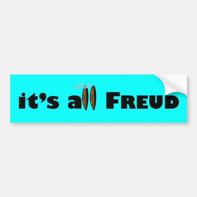 Adesivo Para Carro é todo o Freud (Frente)