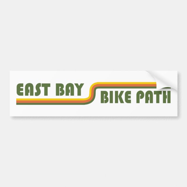 Adesivo Para Carro East Bay Bike Path (Frente)