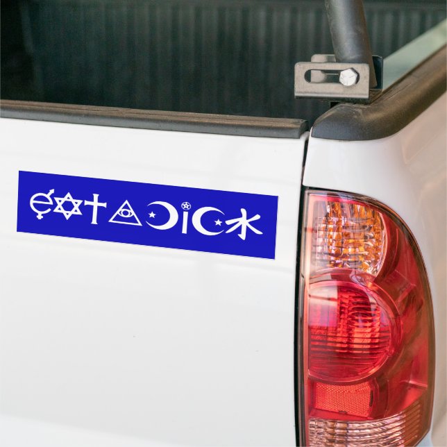 Adesivo Para Carro EatADick Bumper Sticker (No caminhão)