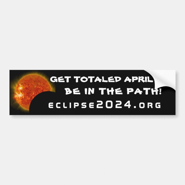 Adesivo Para Carro Eclipse 2024 Bumper Sticker (Frente)
