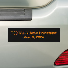 Adesivo Para Carro Eclipse Solar 2024 Totalmente Nova Hampshire