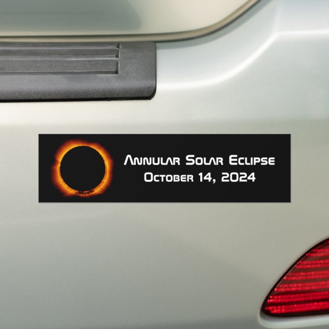 Adesivo Para Carro Eclipse Solar Anular 2023 (No carro)