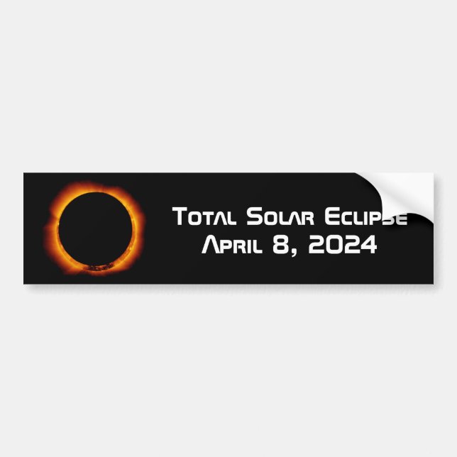 Adesivo Para Carro Eclipse Solar Total 2024 (Frente)