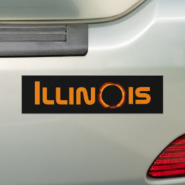 Adesivo Para Carro Eclipse Solar Total de 2024 Illinois