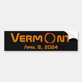 Adesivo Para Carro Eclipse Solar Totalmente Vermont 2024