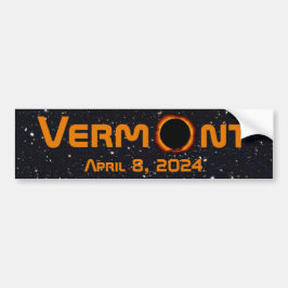 Adesivo Para Carro Eclipse Solar Totalmente Vermont 2024