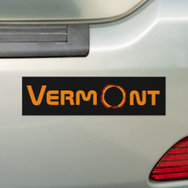 Adesivo Para Carro Eclipse Solar Totalmente Vermont 2024