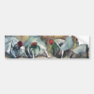 Adesivo Para Carro Edgar Degas - Balés Dançarinos Amarrando Calçados
