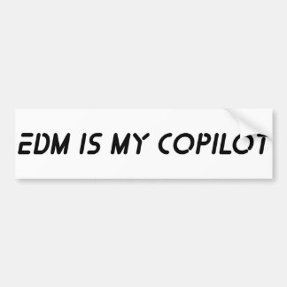 Adesivo Para Carro EDM é minha copiloto