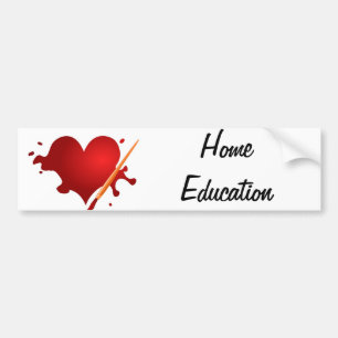 Adesivo Para Carro Educação Home do amor