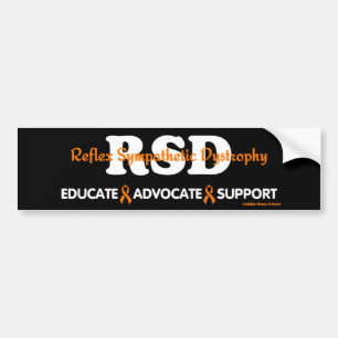 ADESIVO PARA CARRO EDUQUE DEFENDA APOIE...RSD/CRPS
