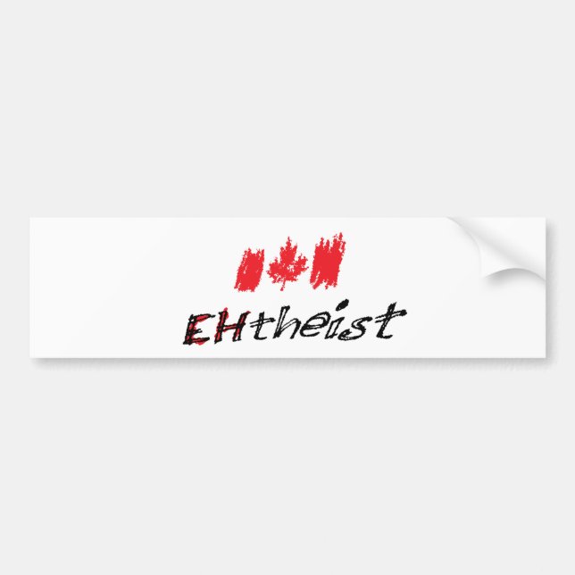 Adesivo Para Carro EHTheist (ateu) (Frente)