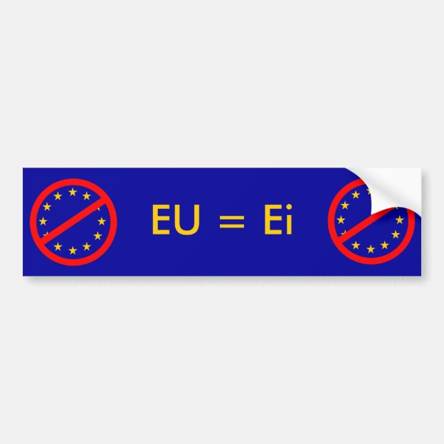 Adesivo Para Carro Ei à UE (Frente)