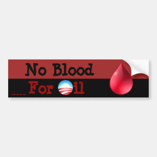 Adesivo Para Carro Ei Obama - Sem Sangue Para Óleo