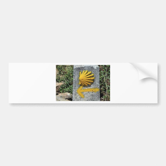 Adesivo Para Carro EL Camino de Santiago de Compostela, espanha, (Frente)