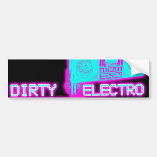 Adesivo Para Carro ELECTRO meninas SUJAS do DJ do clube de dança