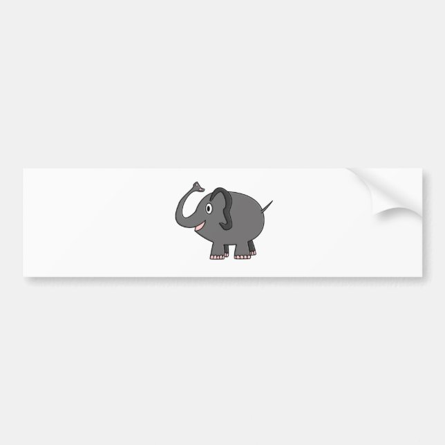 Adesivo Para Carro elefante (Frente)