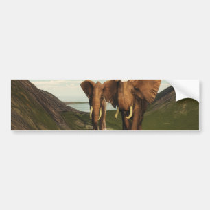 Adesivo Para Carro Elefante