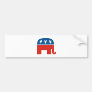Adesivo Para Carro elefante do Partido Republicano de Estados Unidos