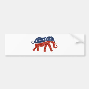 Adesivo Para Carro elefante do republicano do brilho