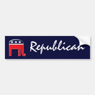 Adesivo Para Carro Elefante republicano