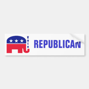 Adesivo Para Carro Elefante republicano