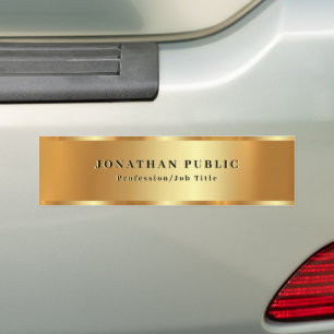 Adesivo Para Carro Elegante Seu Modelo de Texto Personalizado Preto e