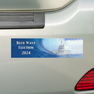Adesivo Para Carro Eleição da Onda Azul 2024