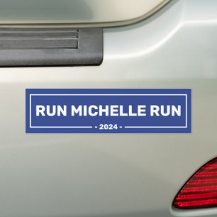 Adesivo Para Carro Eleição de Michelle Obama 2024