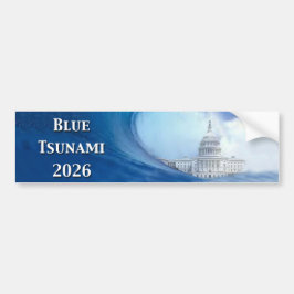 Adesivo Para Carro Eleição Tsunami Azul 2026