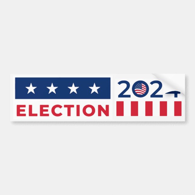 Adesivo Para Carro Eleições 2024 (Frente)