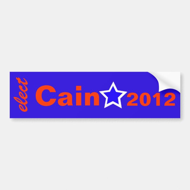 Adesivo Para Carro Eleito Cain 2012 (Frente)