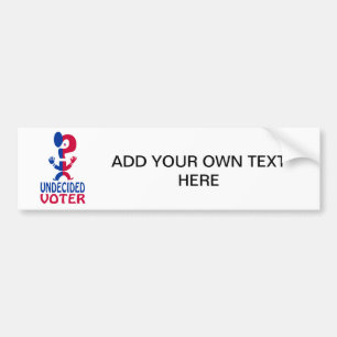 Adesivo Para Carro Eleitor indeciso