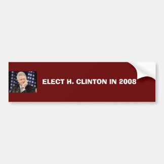 ADESIVO PARA CARRO ELEJA H. CLINTON EM 2008