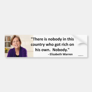Adesivo Para Carro Elizabeth Warren - ninguém