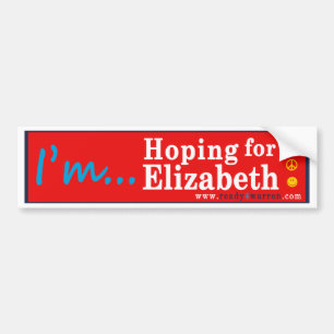 Adesivo Para Carro Elizabeth Warren para o autocolante no vidro