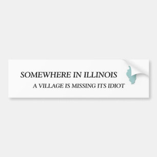 ADESIVO PARA CARRO EM ALGUM LUGAR EM ILLINOIS, UMA VILA É M…