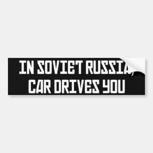 Adesivo Para Carro Em movimentações do carro de Rússia soviética você