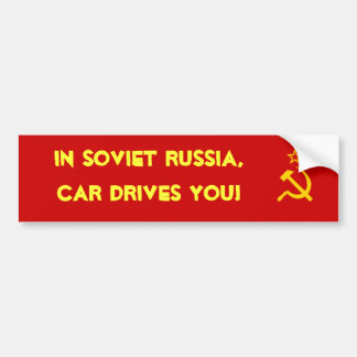 Adesivo Para Carro Em Rússia soviética, o carro condu-lo!