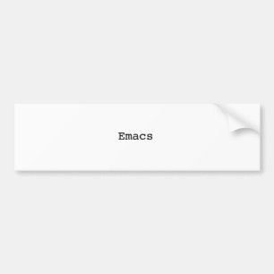 Adesivo Para Carro Emacs